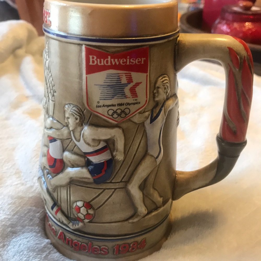 Stein Beer 1984 Olympic Budweiser Stein